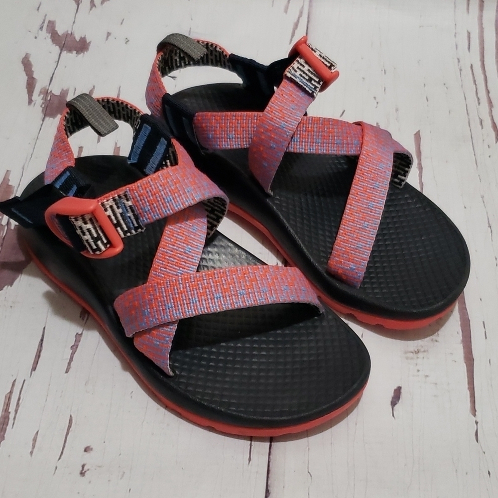Chaco Youth Canvas Straps Water Casual Sandals Size 4